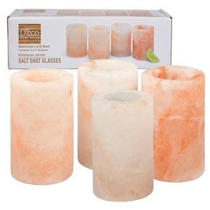 Deco Shot Glasses x4 Himalayan Salt 3”